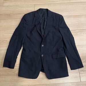 Versace Collection Men’s Navy Blue Wool Two Button Blazer Size 41 US